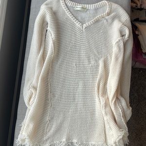 Pants Store Oversized Long Women’s Cream Sweater